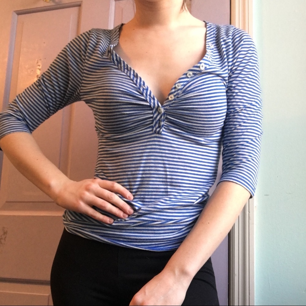 Striped Button Shirt